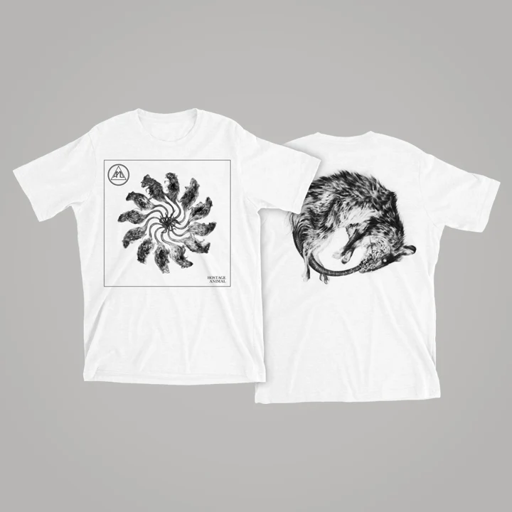 All Pigs Must Die "Hostage Animal" White T-Shirt
