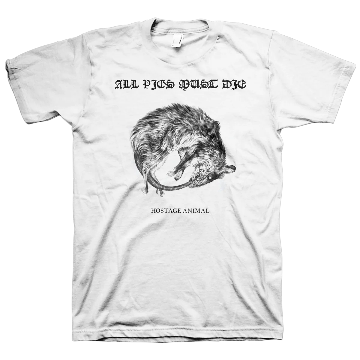 All Pigs Must Die "Ouroboros" White T-Shirt