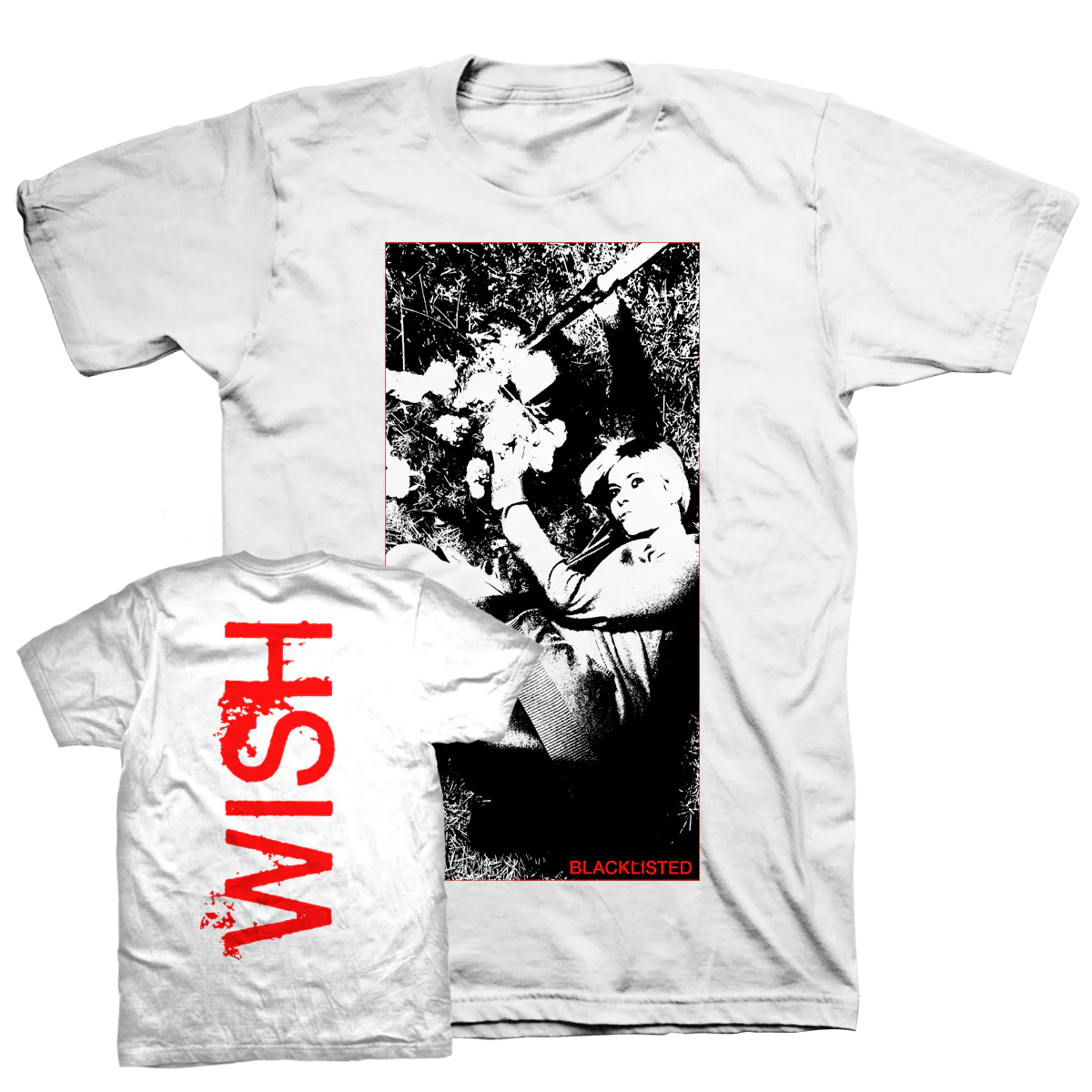 Blacklisted "Wish" White T-Shirt