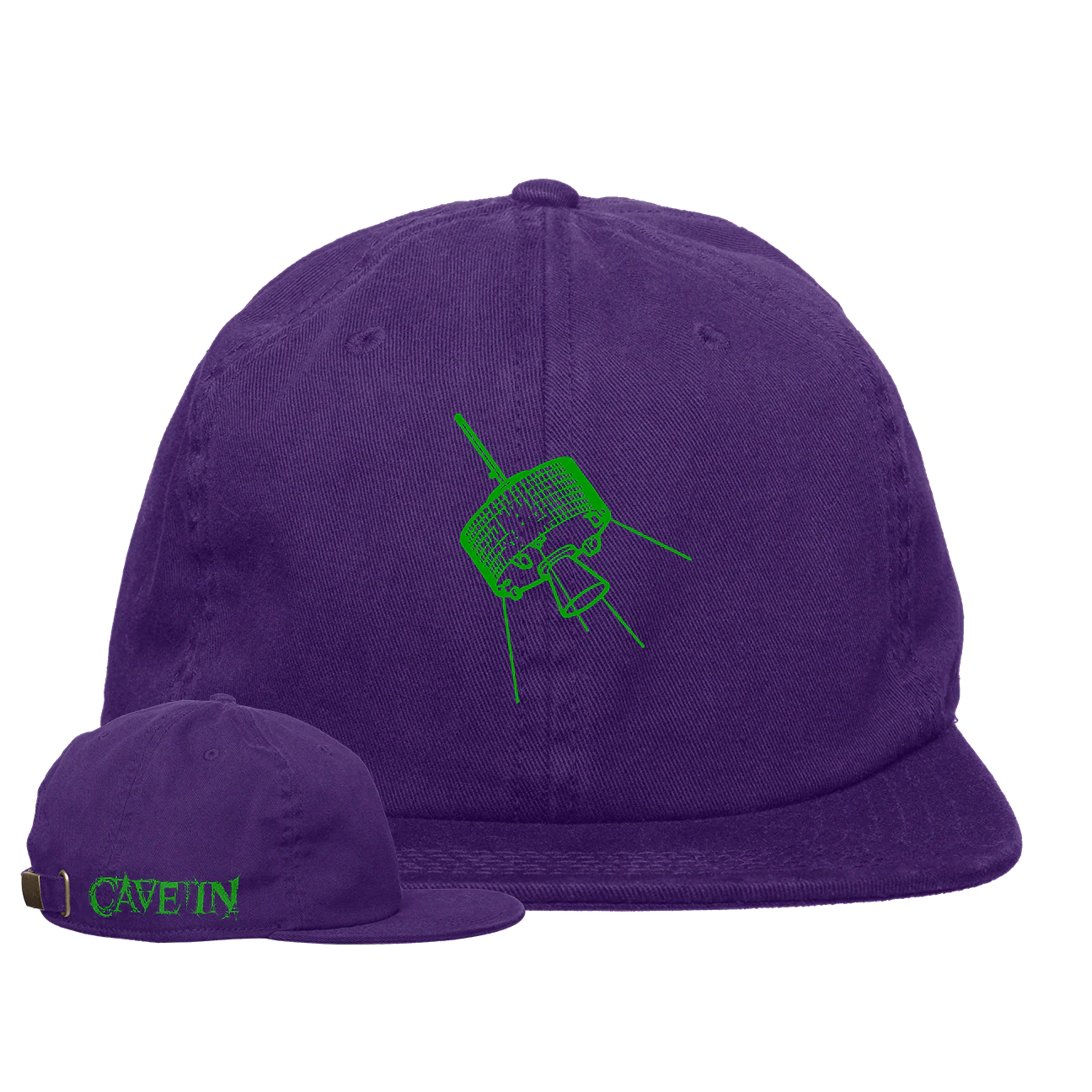 Cave In "Satellite: Green" Purple Dad Hat