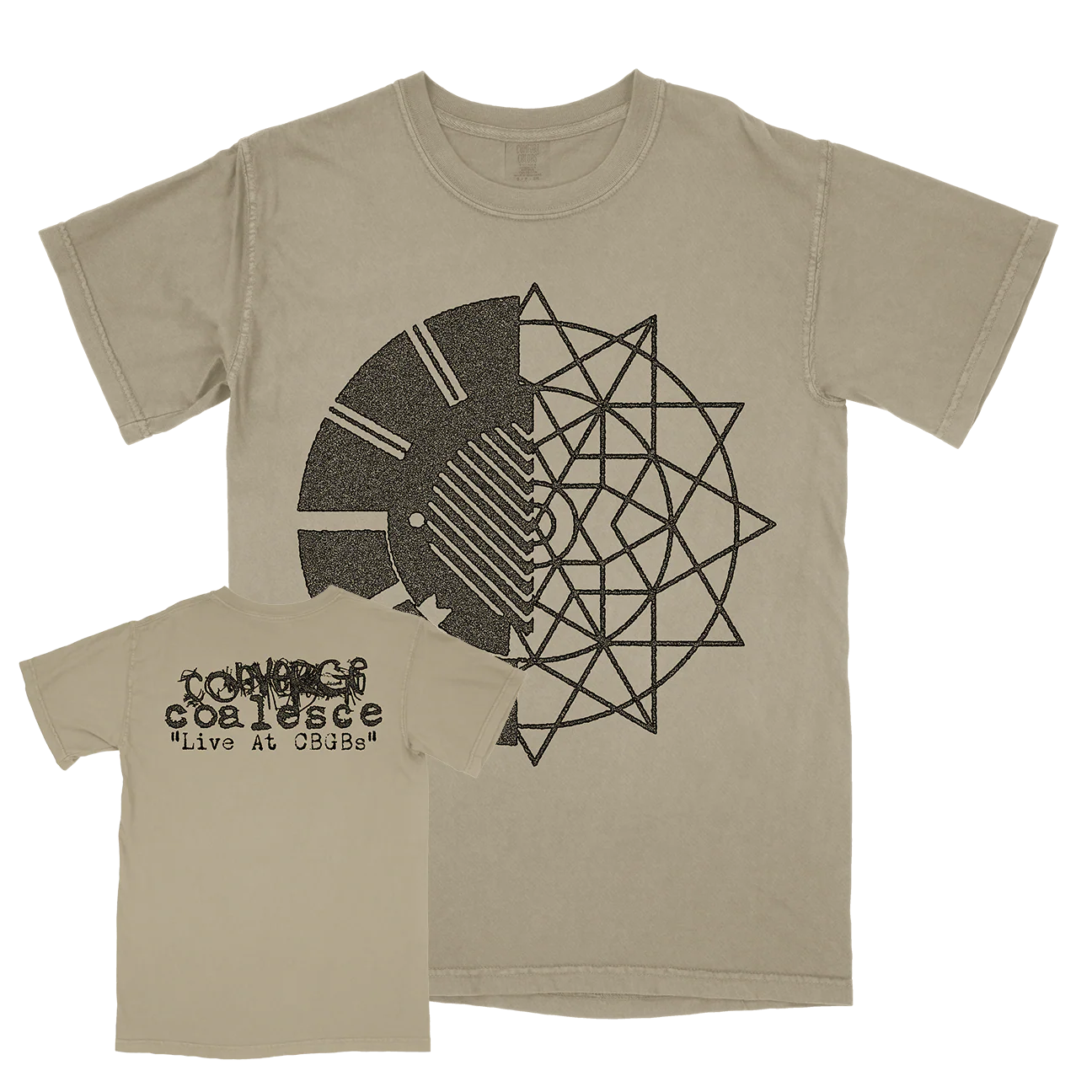 Converge & Coalesce "Live at CBGBs: Symbol" Premium Sandstone Shirt