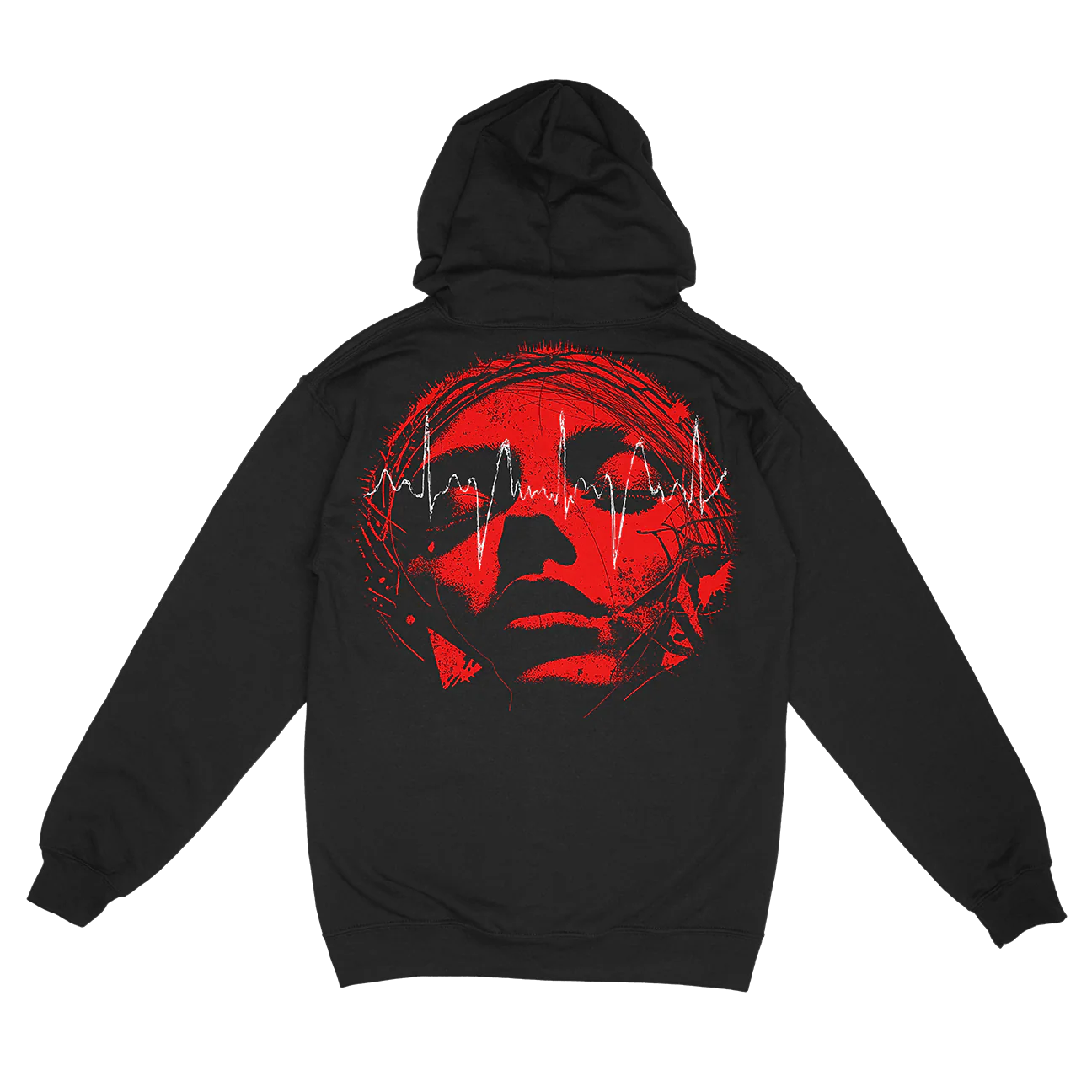 Converge "Hum Of Hurt: Agni I" Black Premium Zip Up Sweatshirt - Image 3