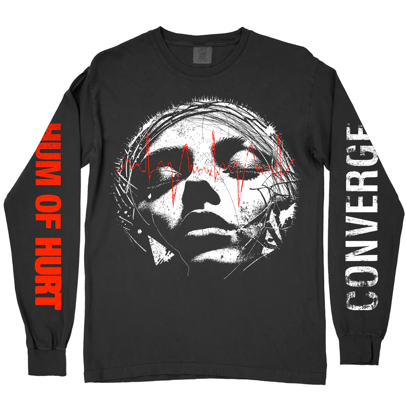 Converge "Hum Of Hurt: Agni II" Premium Black Longsleeve - Image 2