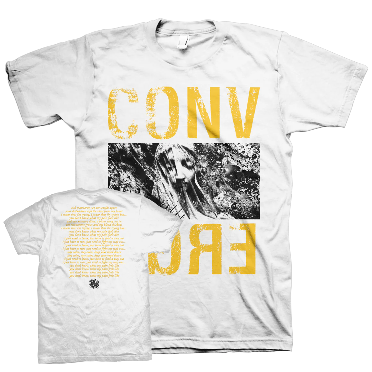 Converge "I Can Tell You About Pain" White T-Shirt