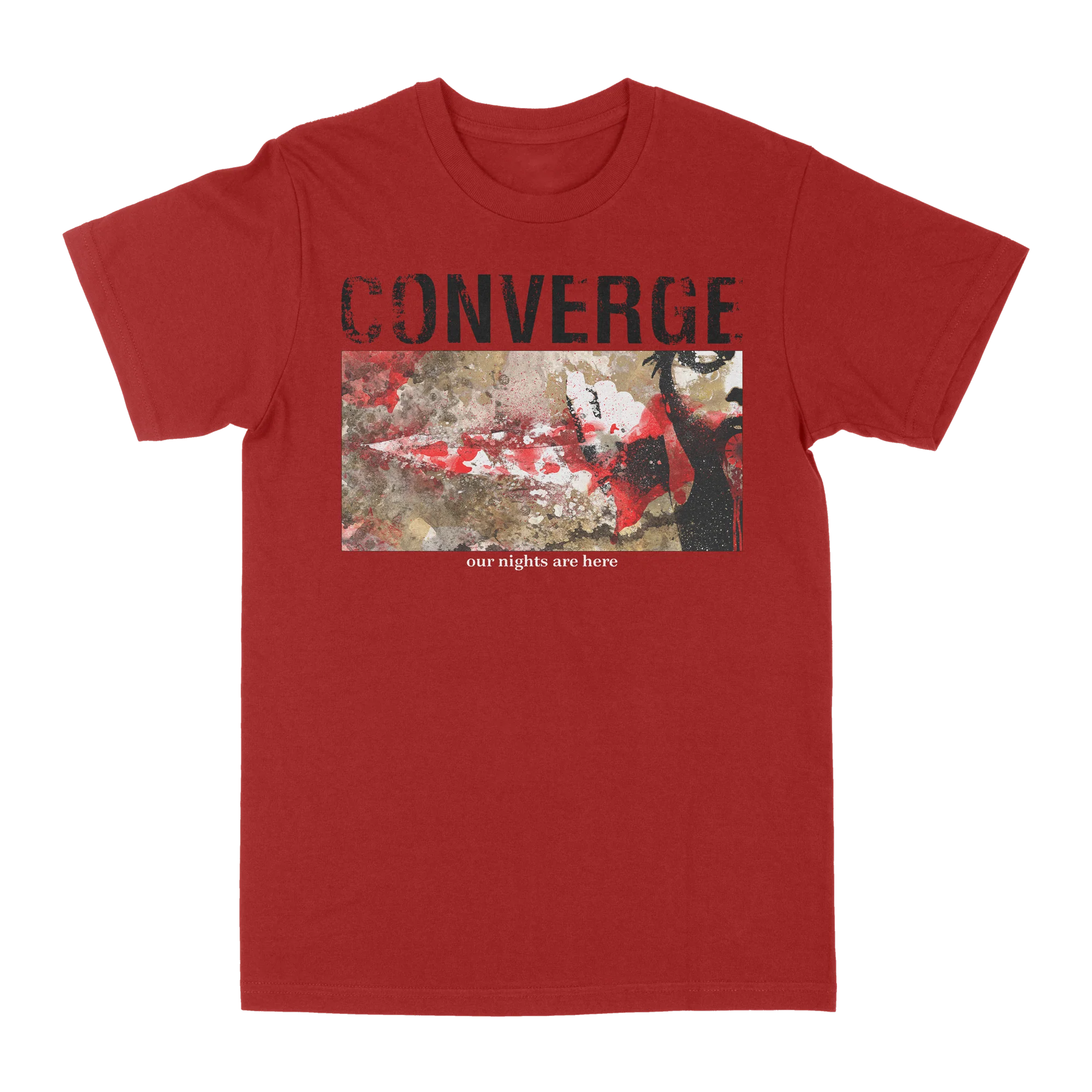 Converge "Our Nights Are Here" Red T-Shirt