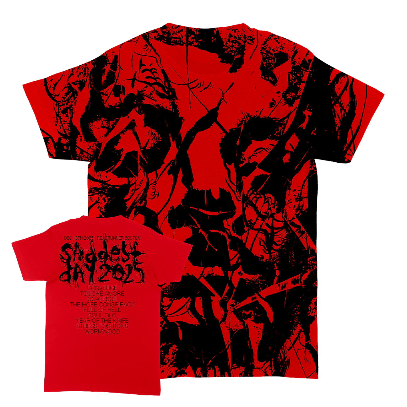 Converge "Saddest Day 2025" Red T-Shirt