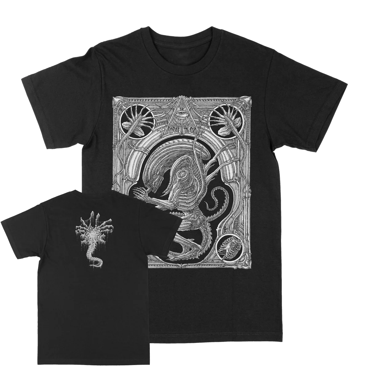 VBERKVLT X Lucas Ruggieri "Xenomorphic" Black T-Shirt