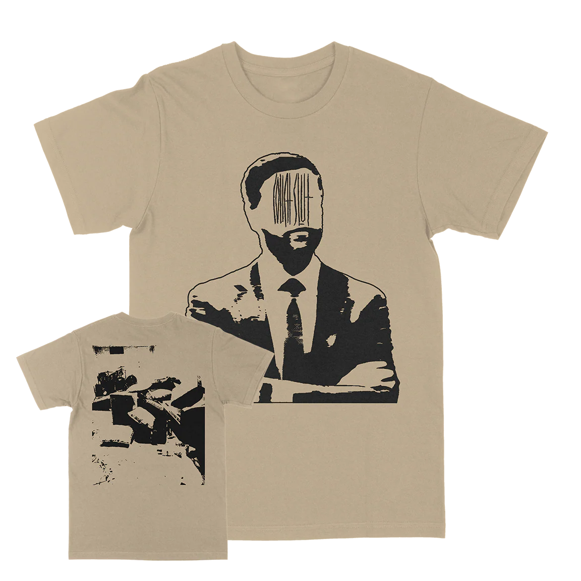 Couch Slut "Vice Presidential Unwelcome" Sand T-Shirt