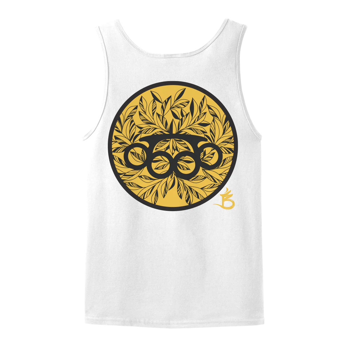 Darren Brass "Brassed Off" White Tank Top
