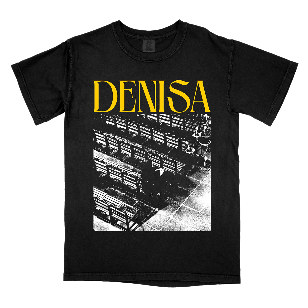 Denisa "St. Bernadette" Premium Black T-Shirt - Image 2