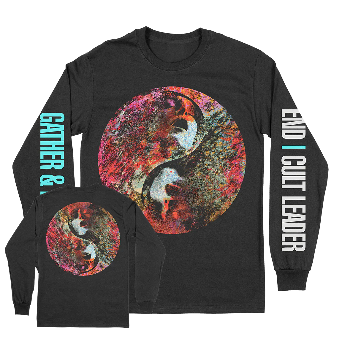 END / Cult Leader "Gather & Mourn: Full Color" Black Longsleeve