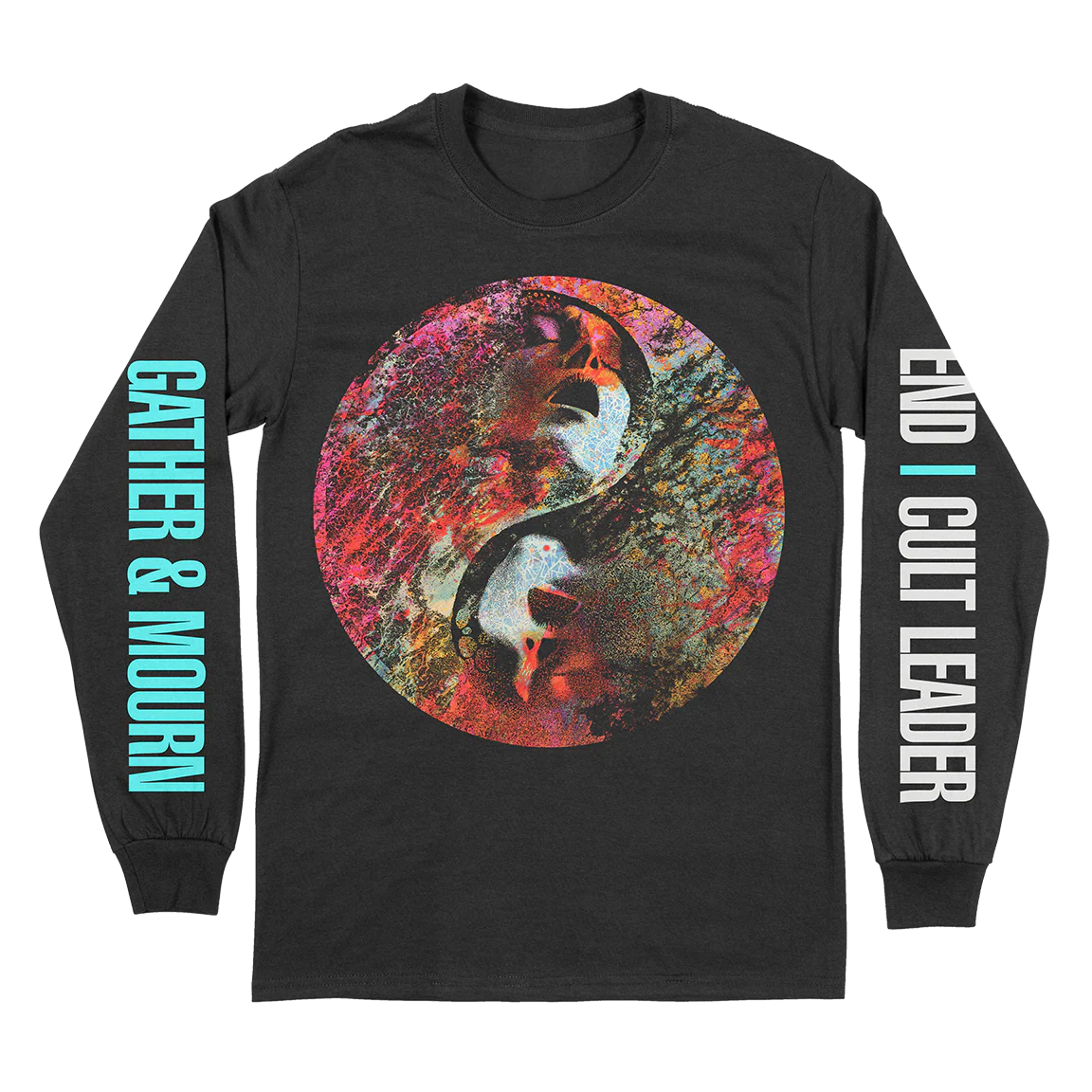 END / Cult Leader "Gather & Mourn: Full Color" Black Longsleeve - Image 2