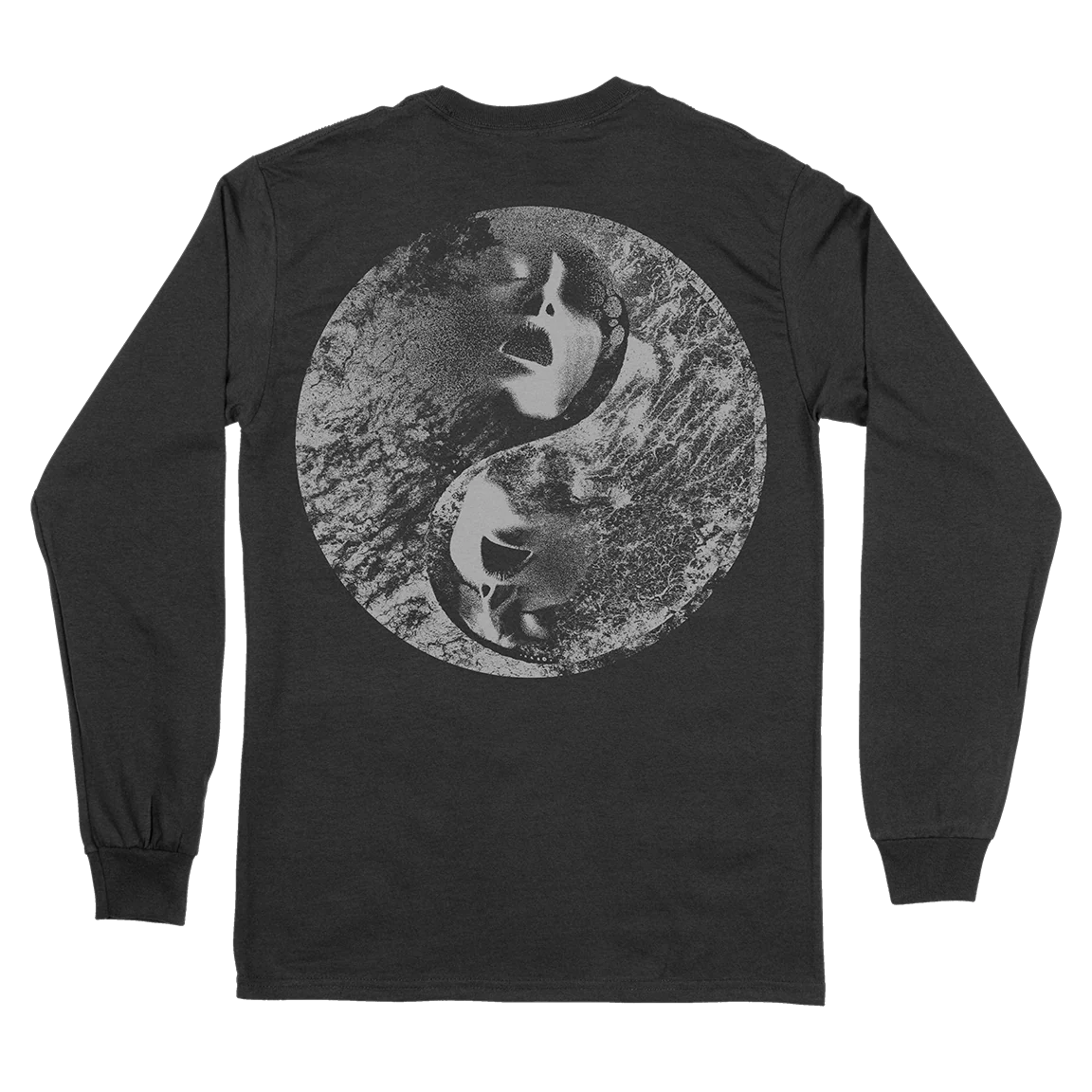 END / Cult Leader "Gather & Mourn: Silver" Black Longsleeve - Image 3