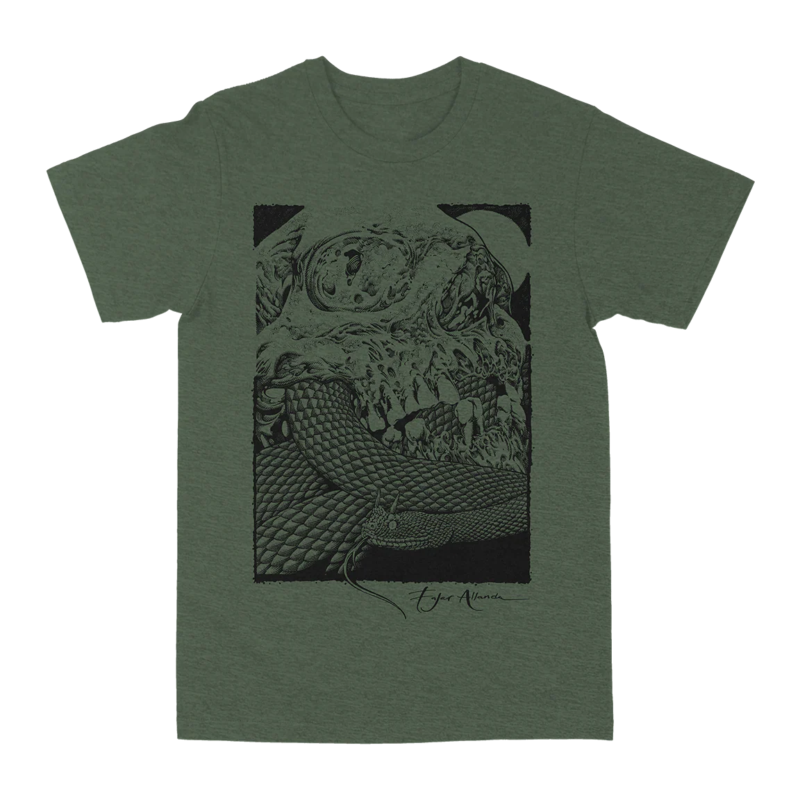 Fajar Allanda “Cerastes” Military Green T-Shirt