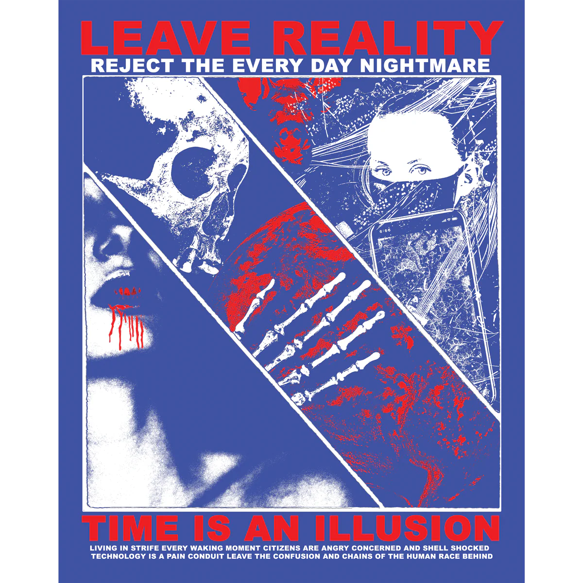 Hell Simulation "Leave Reality" Giclee Print - Image 2