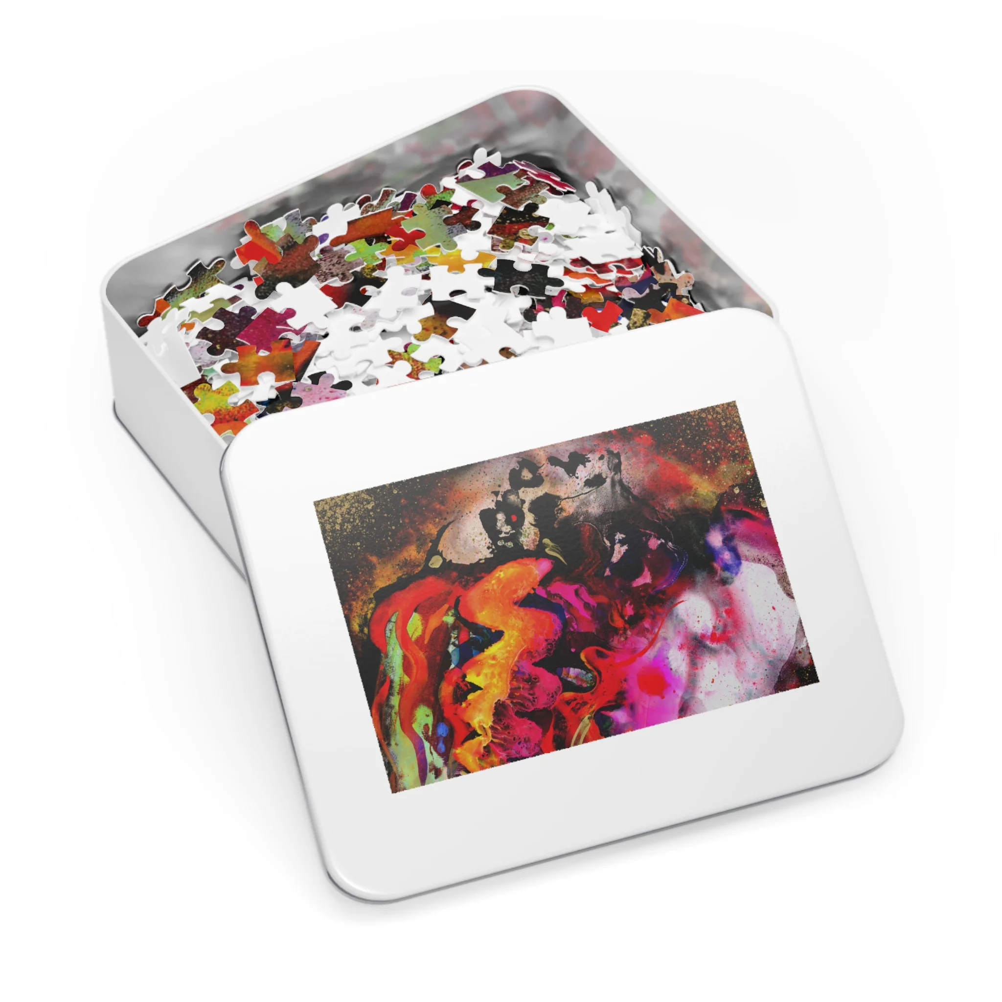 J. Bannon "Bride Of Frankenstein" Puzzle with Tin - Image 3