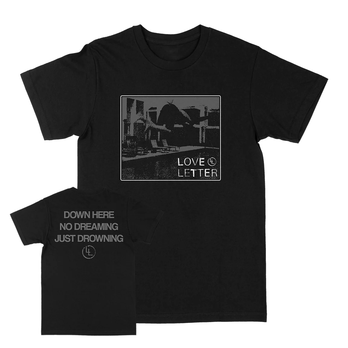 Love Letter "Meds & Taxes" Black  T-Shirt