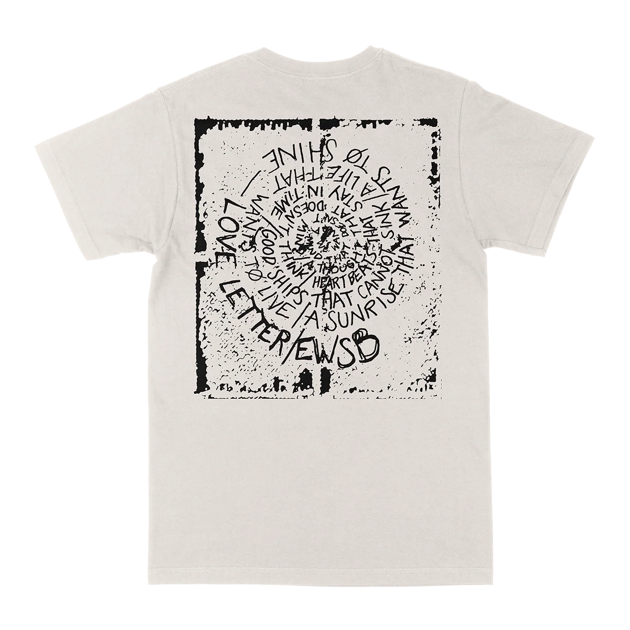 Love Letter "Spiraling" Vintage White T-Shirt - Image 3