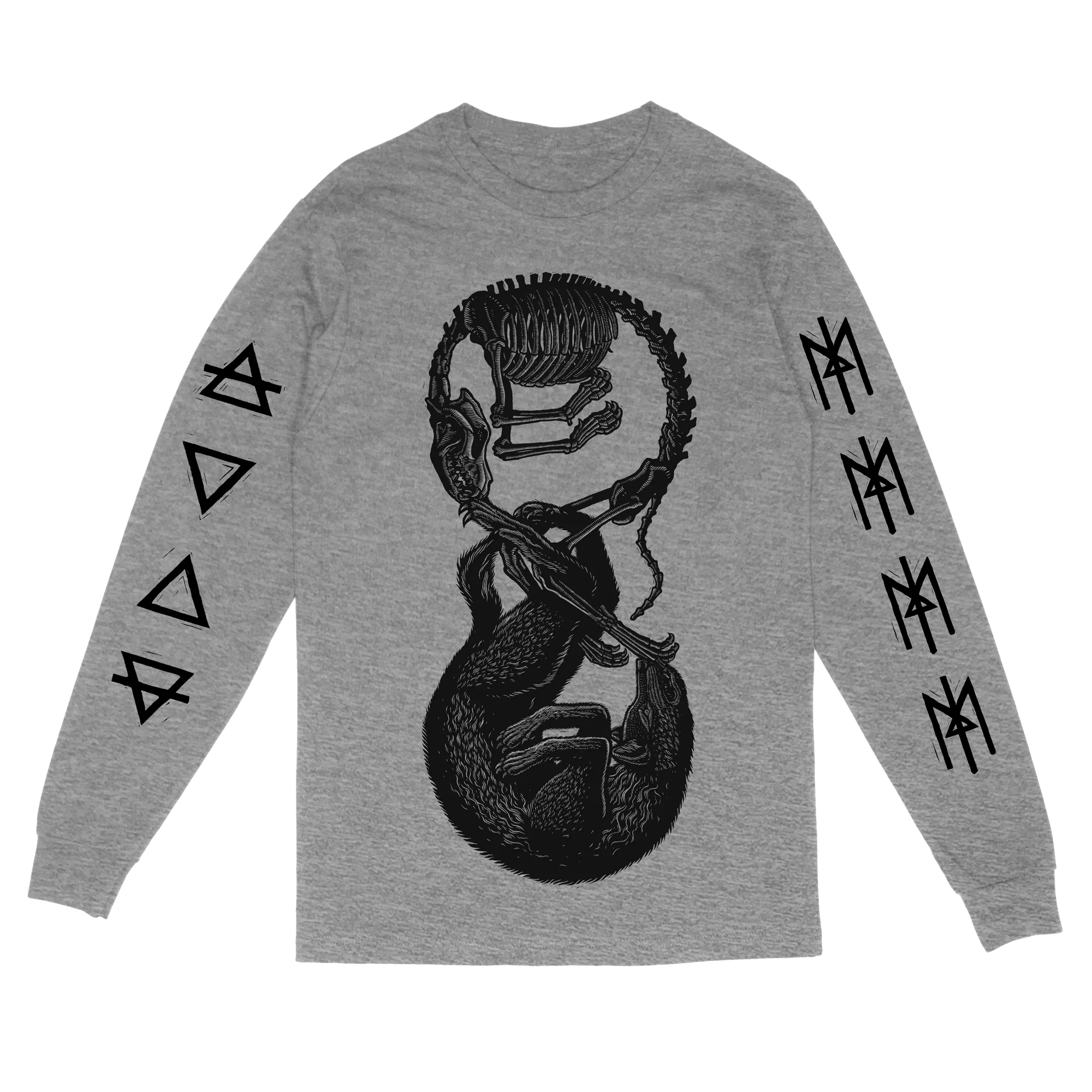 Mazatl "El Final" Heather Grey Longsleeve