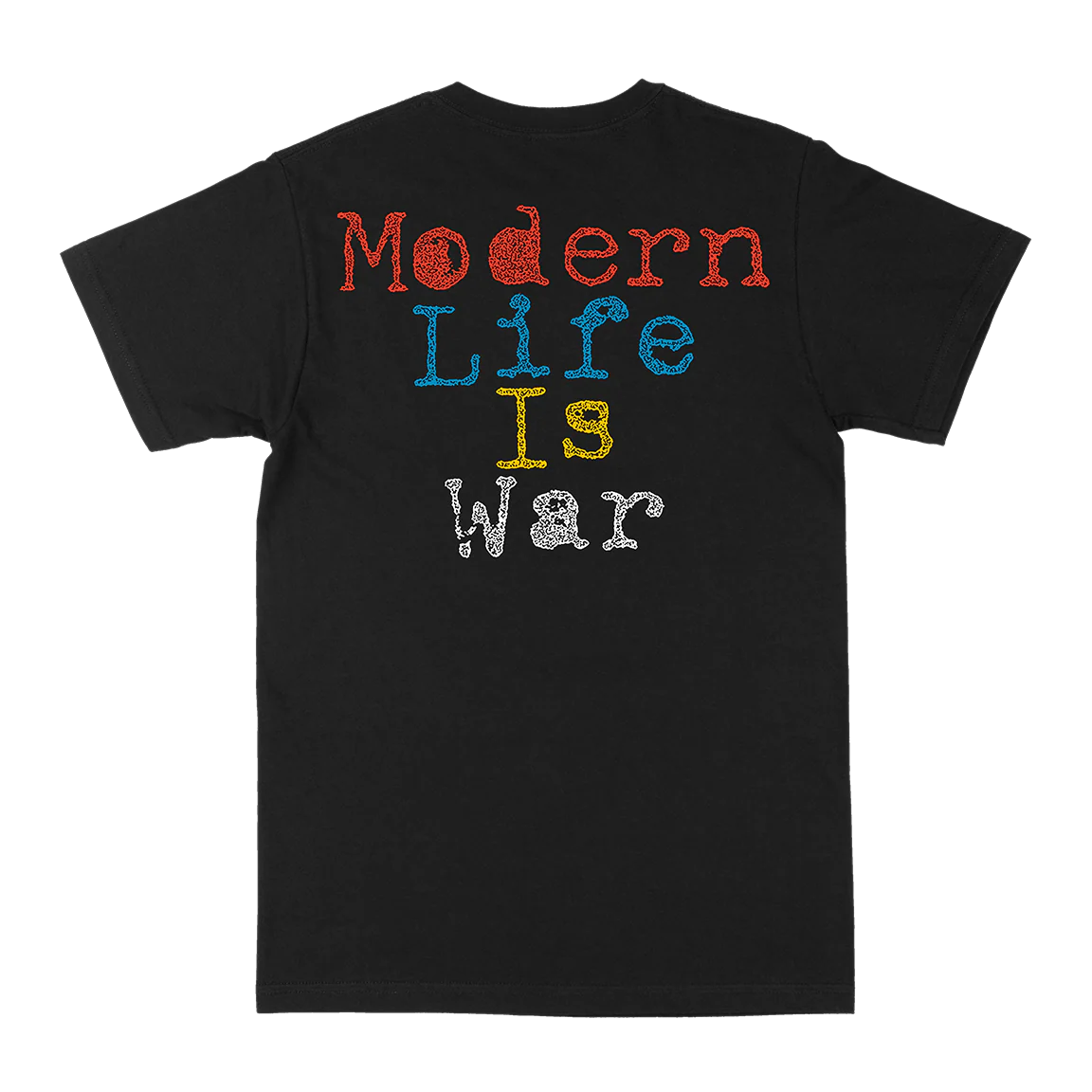 Modern Life Is War "Fallen Dove: Color" Black T-Shirt - Image 3
