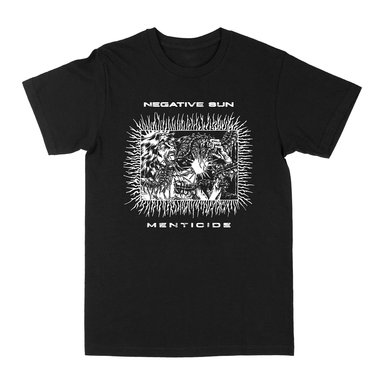 Negative Sun "Menticide" Black T-Shirt - Image 2