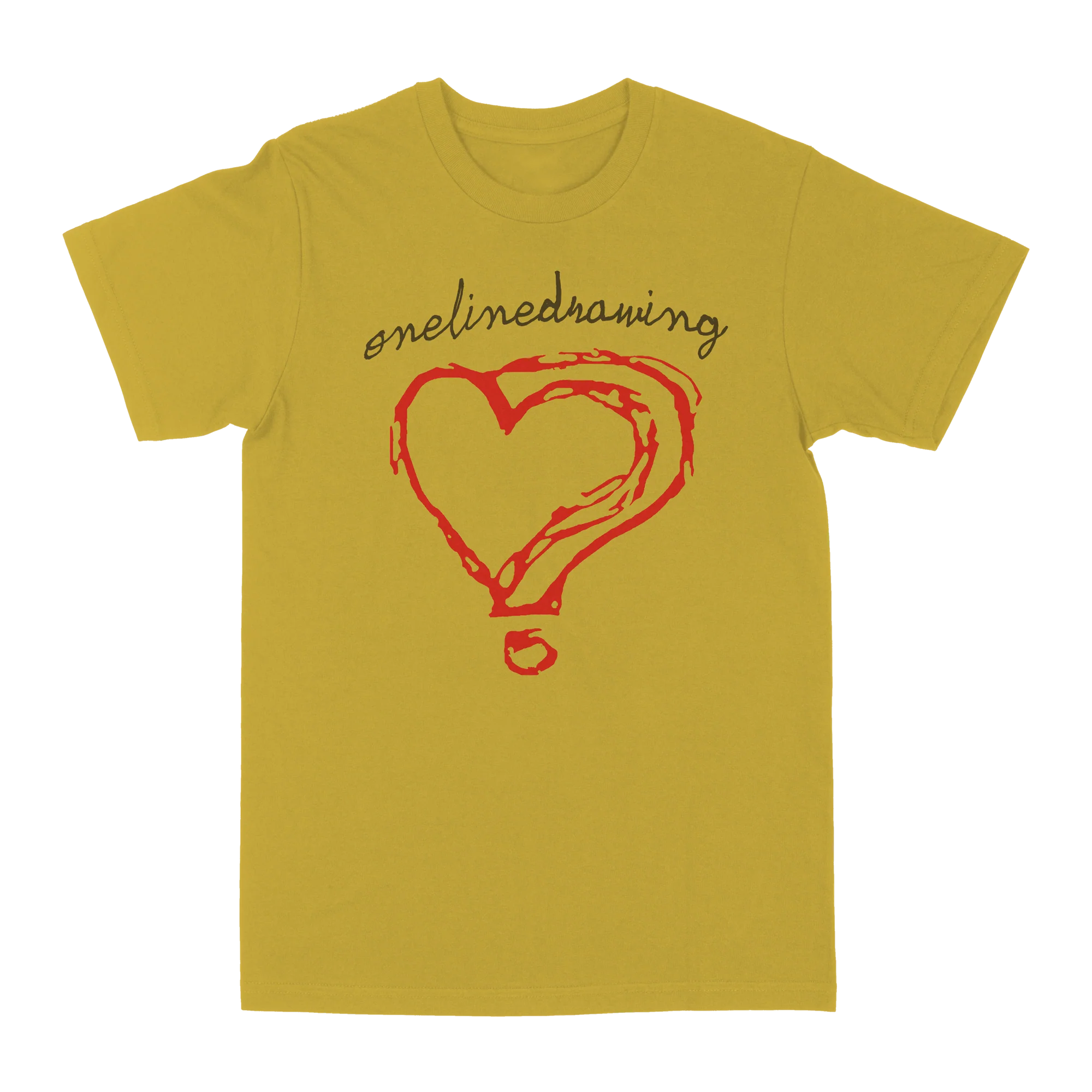 Onelinedrawing "Love Mystery" Ginger T-Shirt