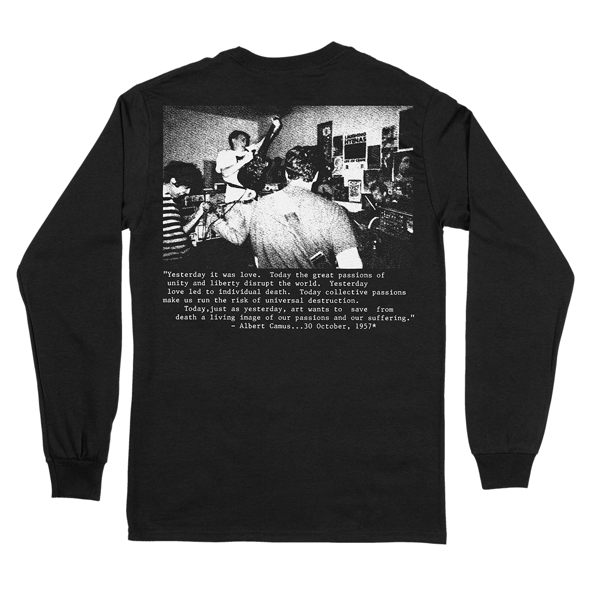 Orchid "Chaos Is Me" Black Longsleeve - Image 3