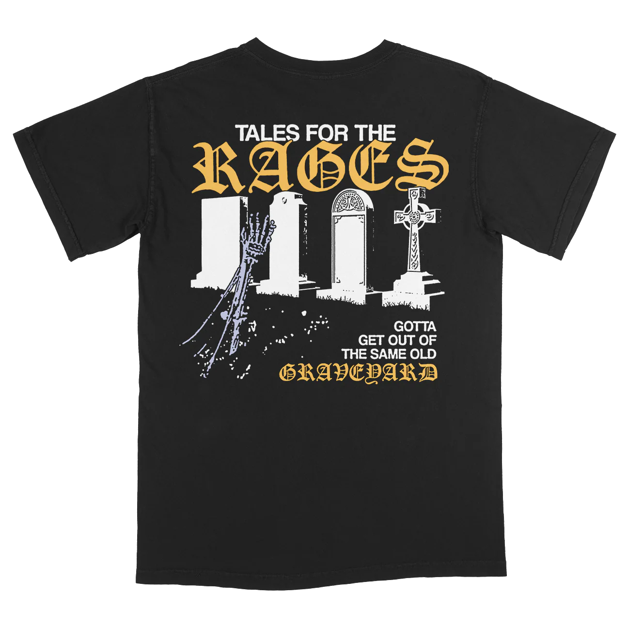 Piebald "Graveyard" Premium Black T-Shirt - Image 3