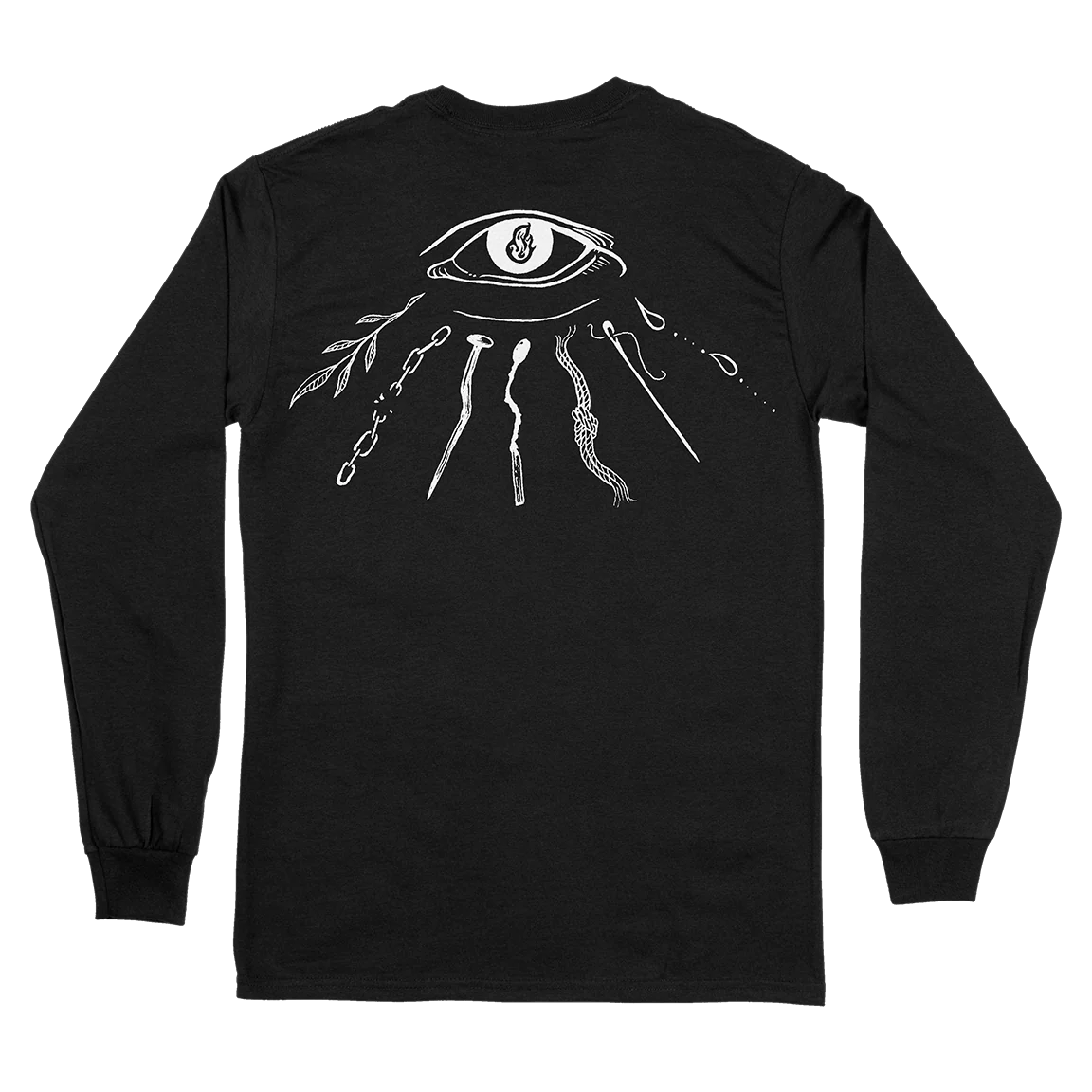 Planes Mistaken For Stars "Eye & Heart" Black Longsleeve - Image 3
