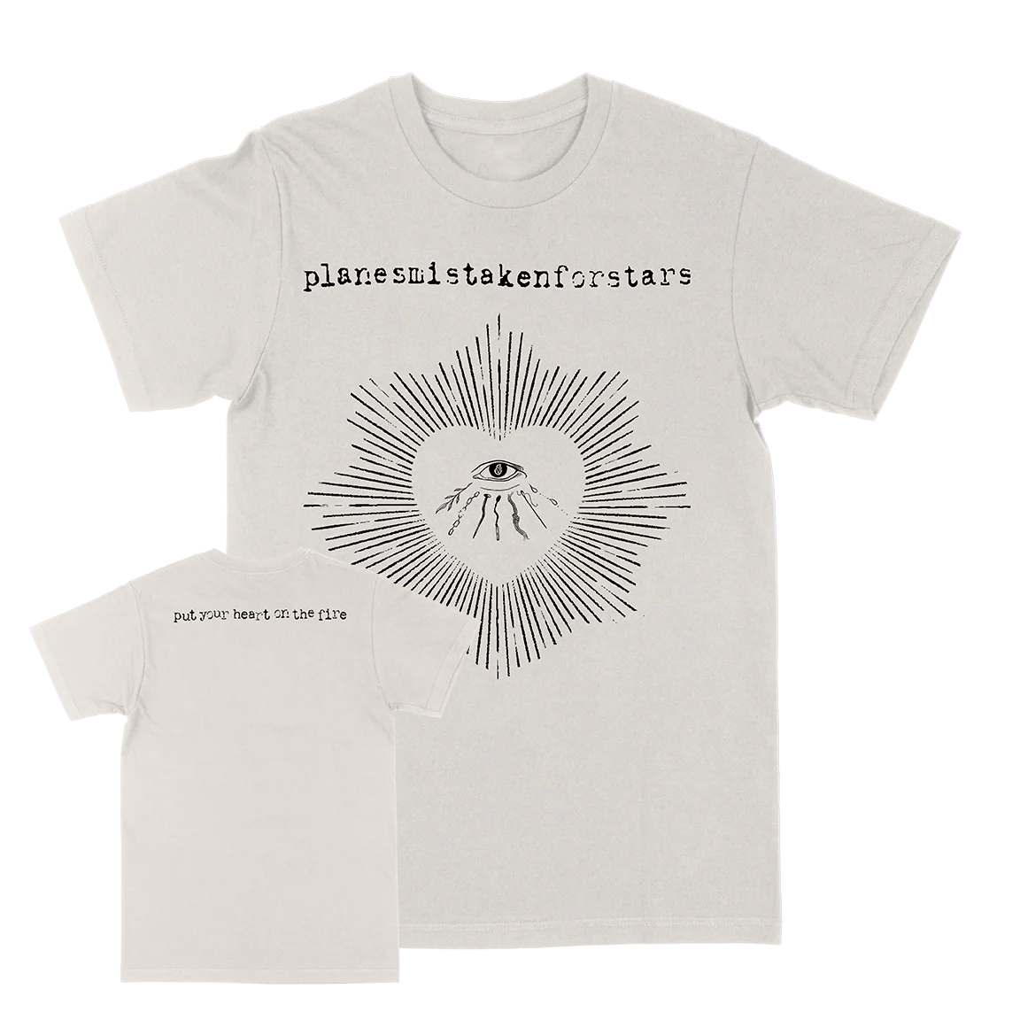 Planes Mistaken For Stars "Heart Of Horus" Vintage White T-Shirt