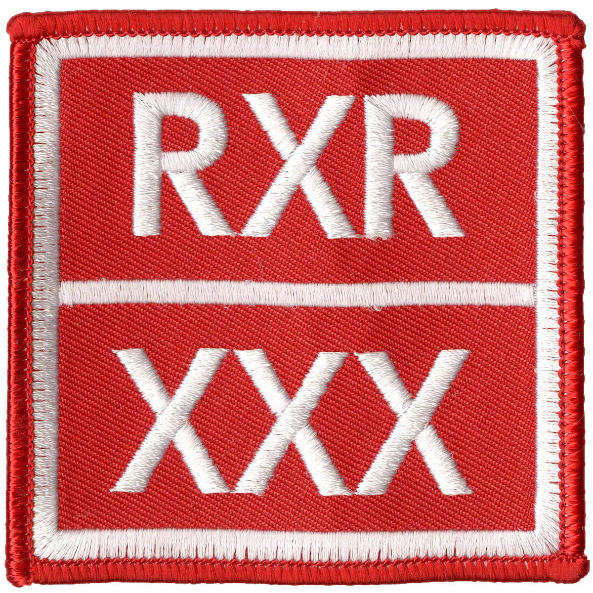 React Records "XXX Logo" Embroidered Patch