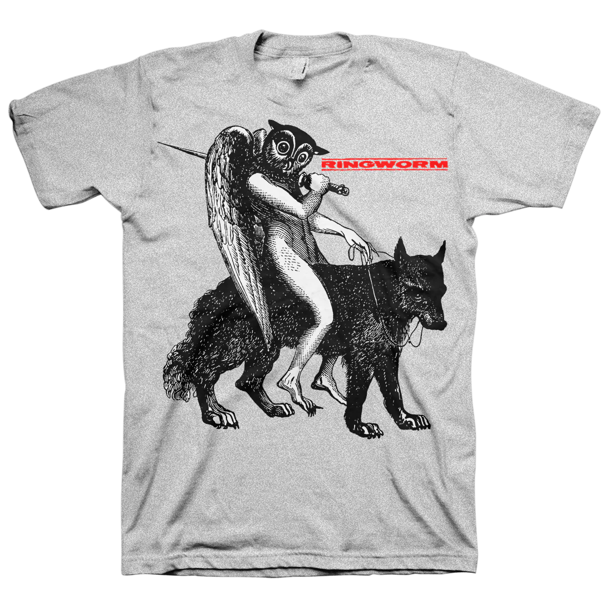 Ringworm "Owl Slayer" Grey T-Shirt