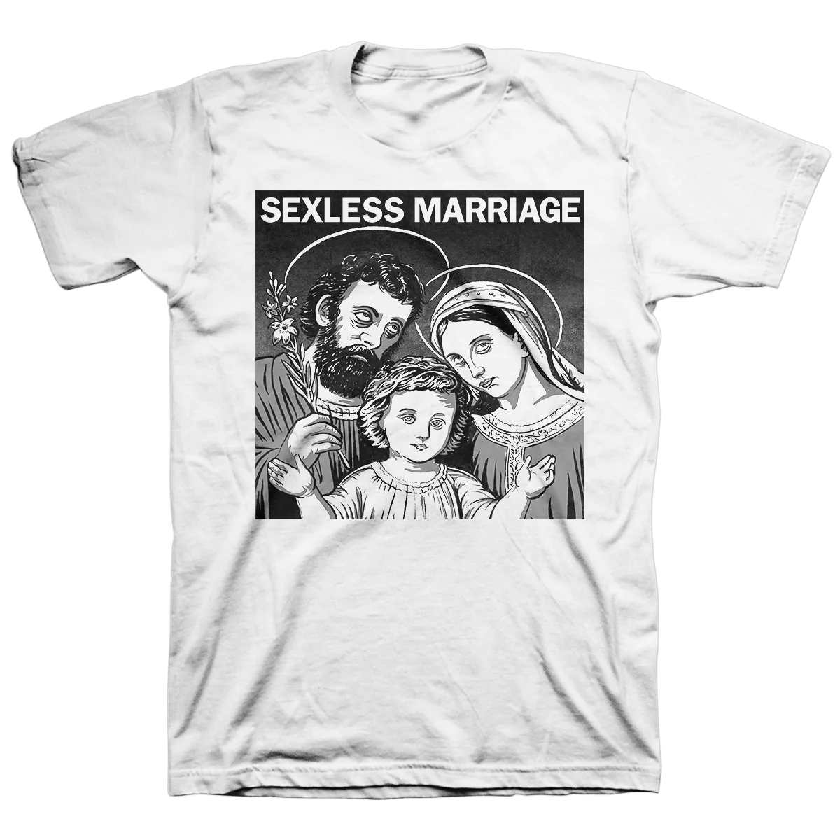 Sexless Marriage "Sexless Marriage" White T-Shirt