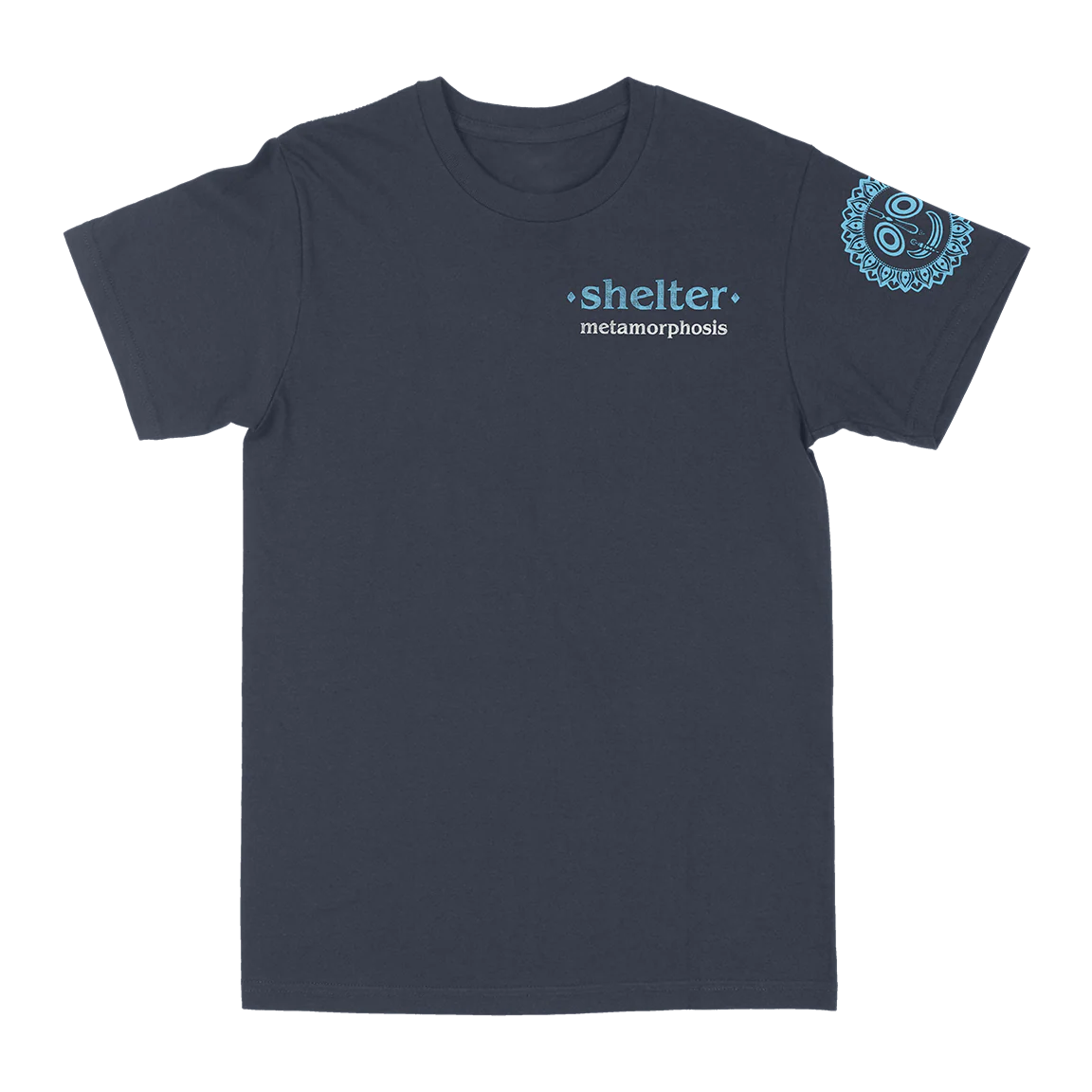 Shelter "Metamorphosis T-Shirt" Navy Blue T-Shirt - Image 2