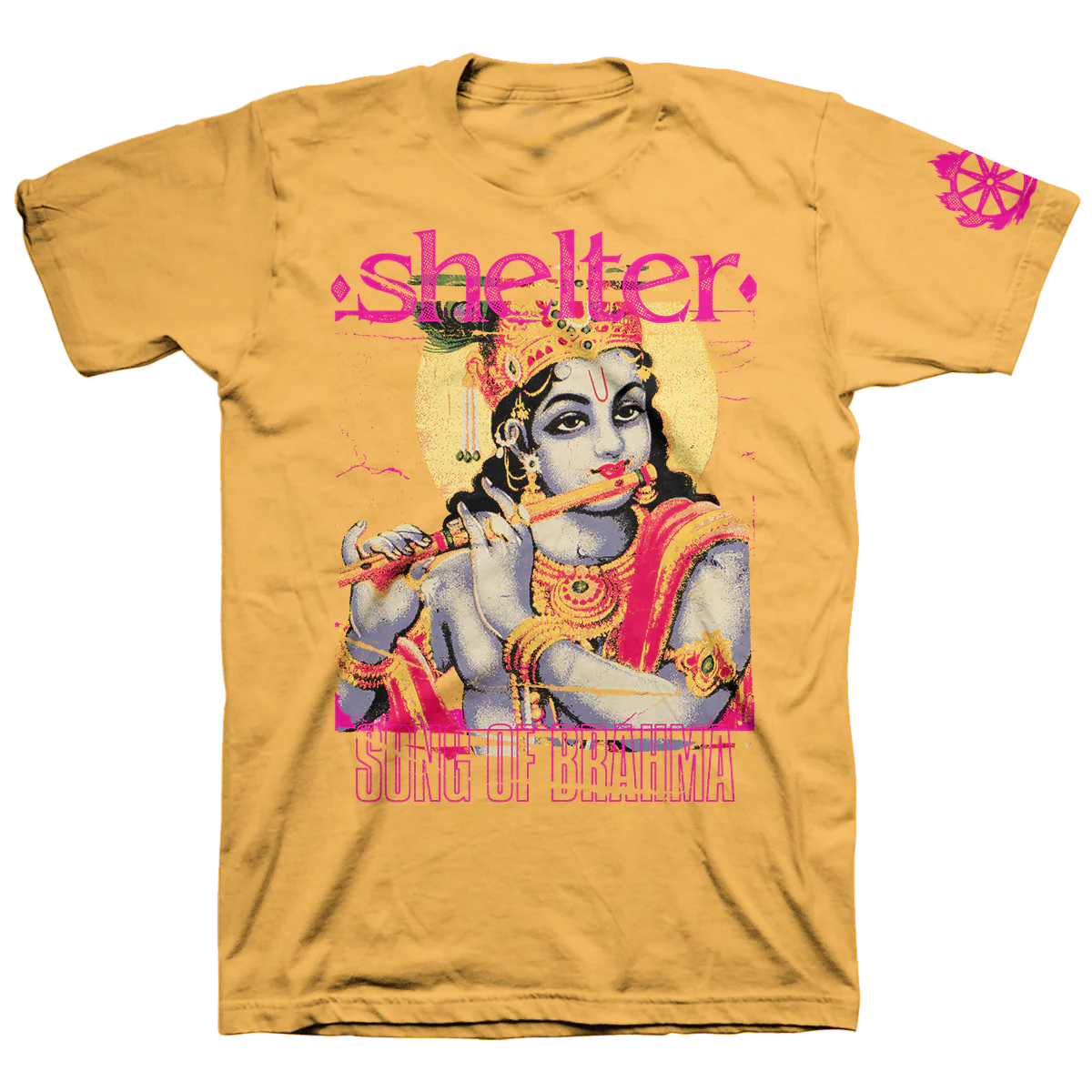 Shelter "Song Of Brahma" Gold T-Shirt