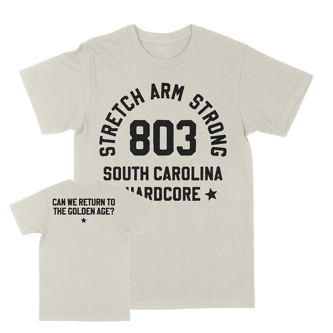 Stretch Arm Strong "Golden Age" Vintage White T-Shirt