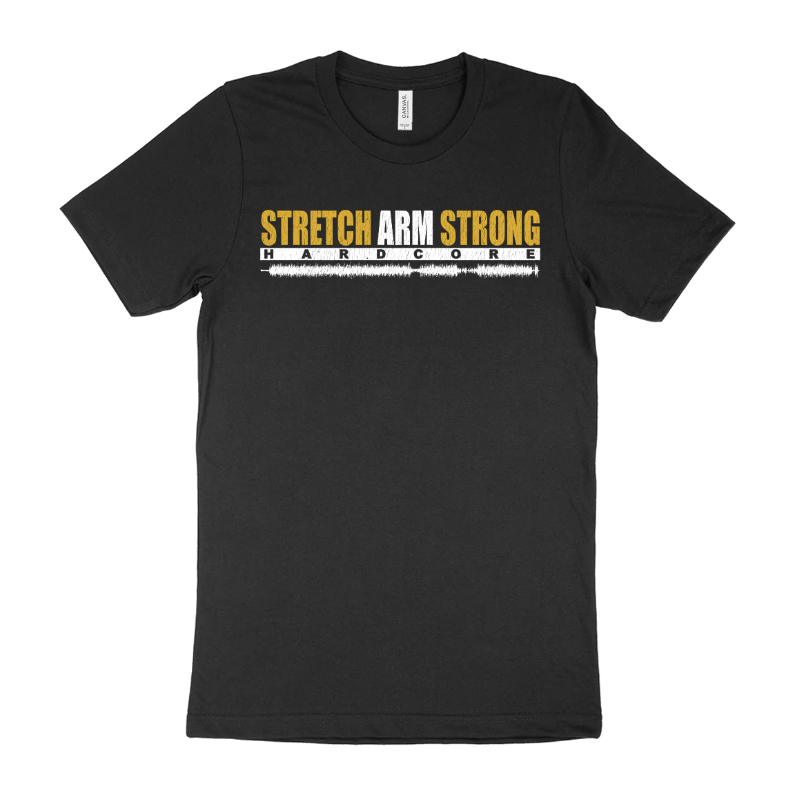 Stretch Arm Strong "Old School" Black T-Shirt - Image 2