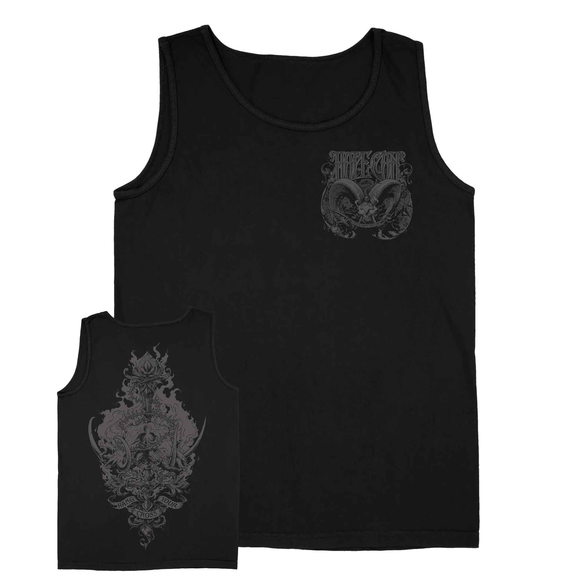 The Hope Conspiracy "Death Knows Your Name: Grey" Tank Top