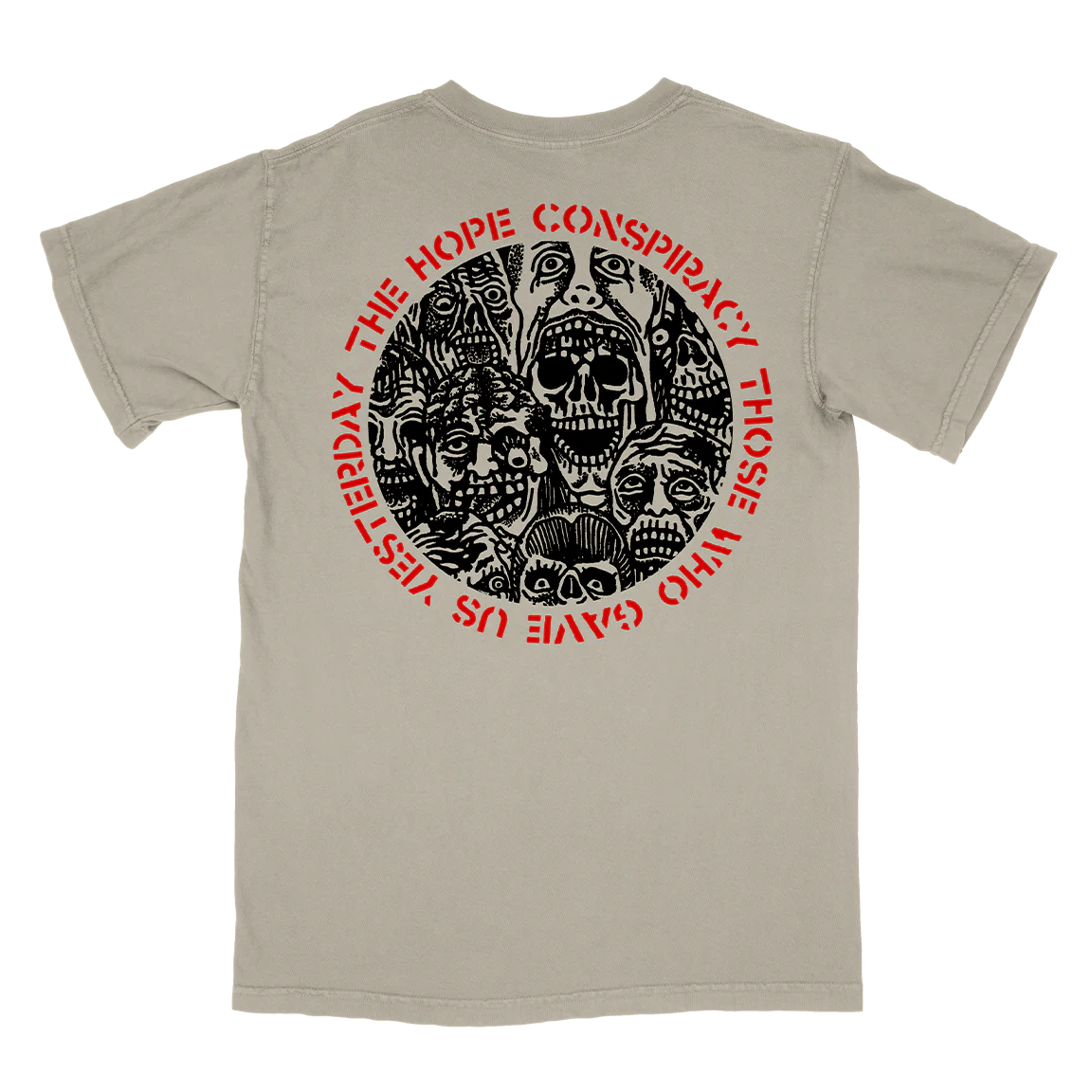 The Hope Conspiracy "Those Who Gave Us Yesterday" Sandstone Premium T-Shirt - Image 3