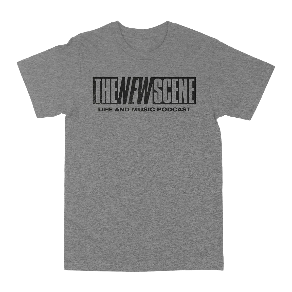 The New Scene "Podcast Logo" Light Heather Gray T-Shirt