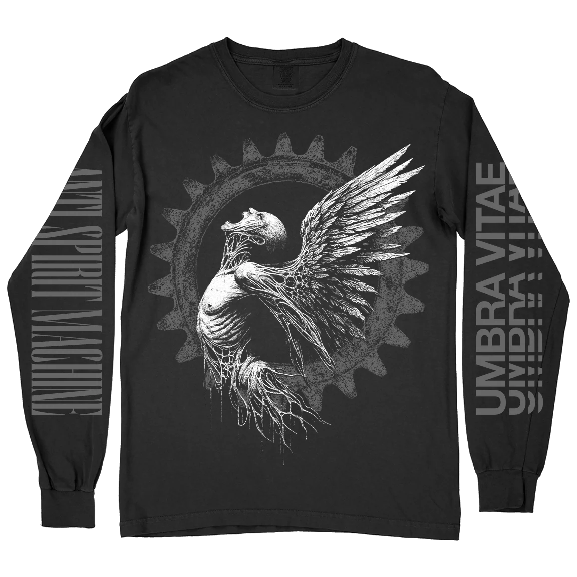 Umbra Vitae "Anti-Spirit Machine" Black Premium Longsleeve - Image 2