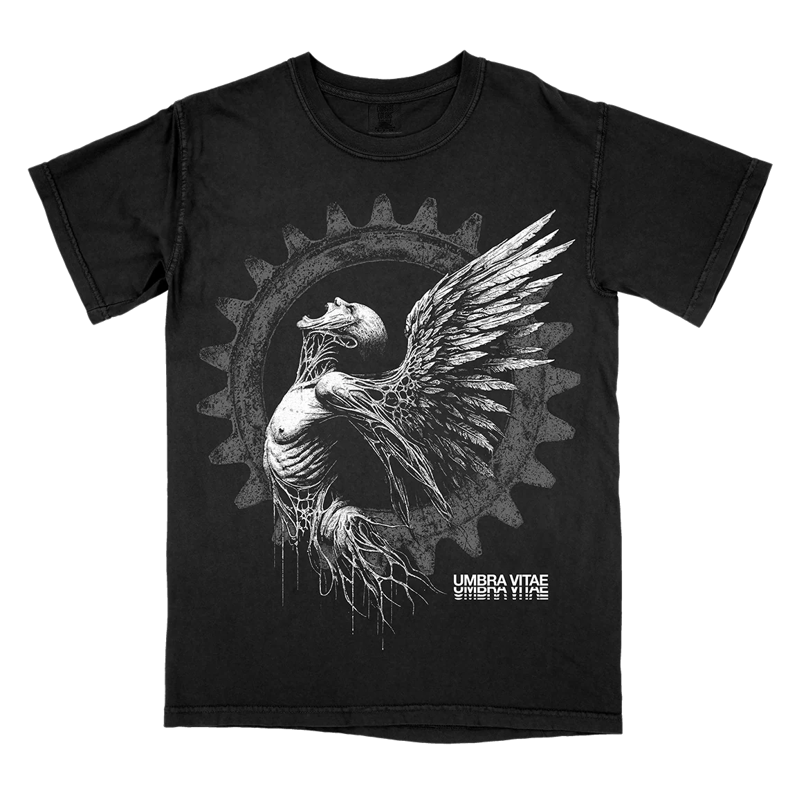Umbra Vitae "Anti-Spirit Machine" Black Premium T-Shirt - Image 2