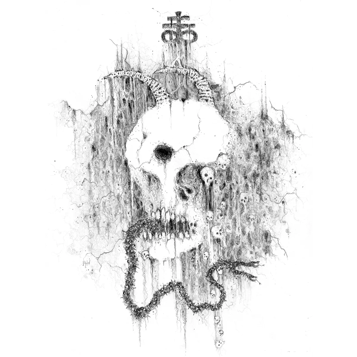 VBERKVLT "Skull Tongue" Giclee Print - Image 2