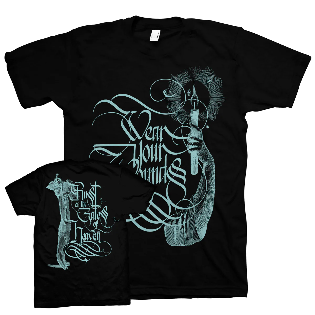 Wear Your Wounds "Candle Of Heaven" Black T-Shirt