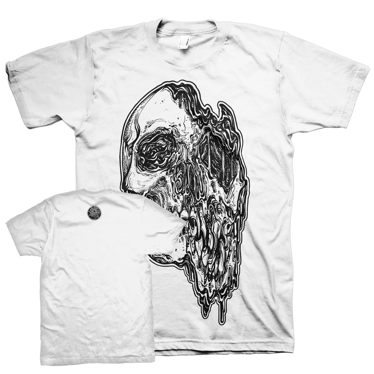 Zac Scheinbaum "Melting" White T-Shirt